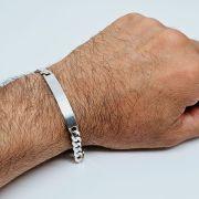 Bracciale uomo argento