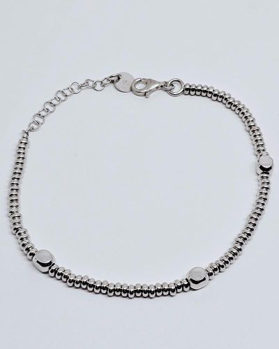 Bracciale donna argento 925% con rondelle