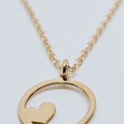 Collana donna argento 925% con cuore