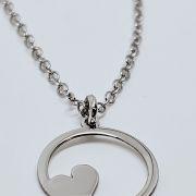 Collana donna argento 925% con cuore