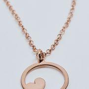 Collana donna argento 925% con cuore