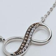 Collana donna argento 925% con infinito