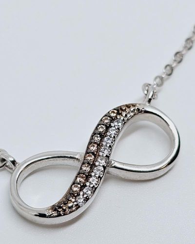 Collana donna argento 925% con infinito