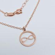 Collana donna argento 925% con infinito