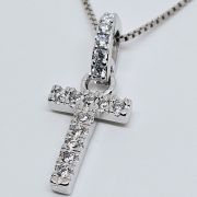 Collana in argento 925% con iniziale “T”