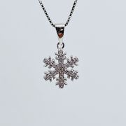 Parure donna fiocco di neve in argento 925%