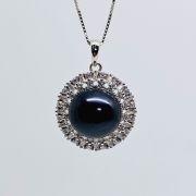 Collana donna argento 925% con perla