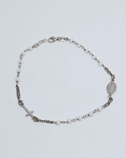 Bracciale rosario argento 925%