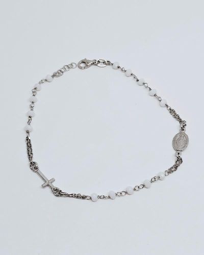 Bracciale rosario argento 925%