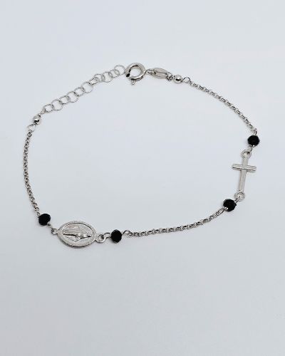 Bracciale rosario argento 925%