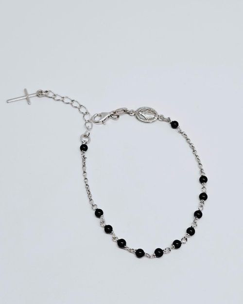 Bracciale rosario argento 925%