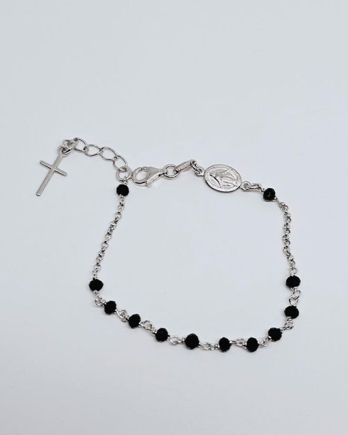 Bracciale rosario argento 925%