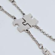 Bracciale puzzle divisibile in argento 925%