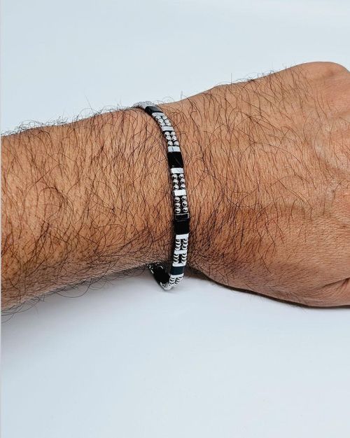 Bracciale uomo acciaio