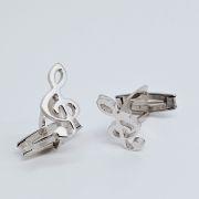 Gemelli in argento 925% chiave di violino