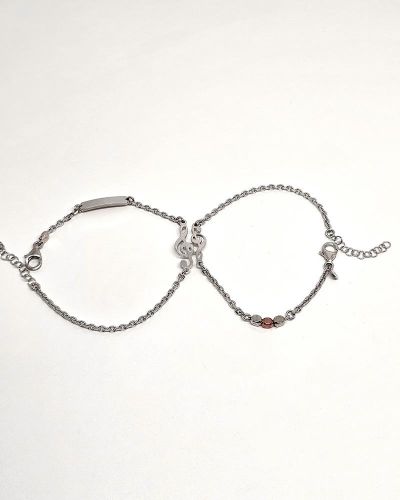 Bracciale chive di violino divisibile in argento 925%