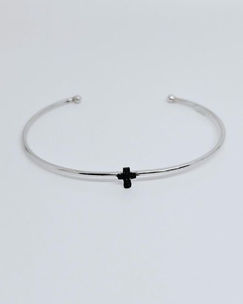 Bracciale rigido in argento 925%