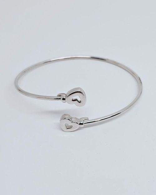 Bracciale rigido in argento 925%