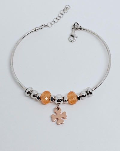 Bracciale in argento 925% charms