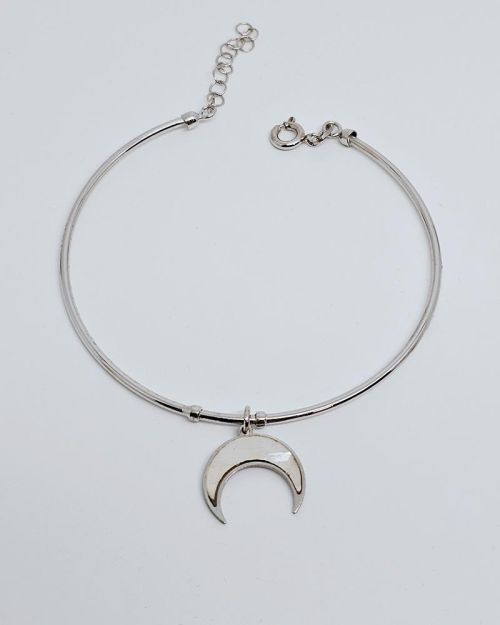 Bracciale rigido in argento 925%