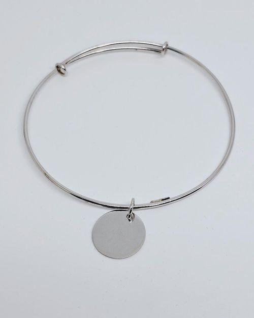 Bracciale rigido in argento 925%