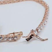 Bracciale tennis 18cm in argento 925% zirconi 2,9mm